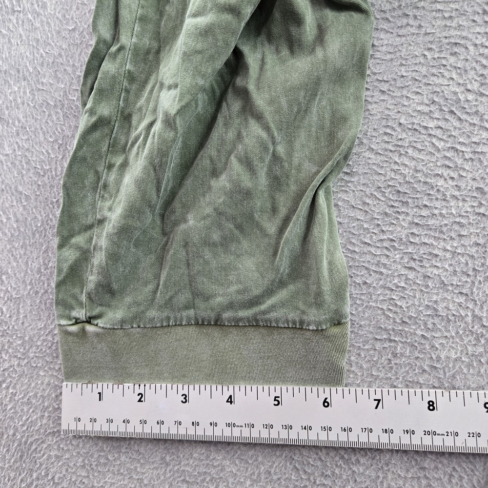 Torrid Women Pants 3 Green Cargo Jogger Button 25" Inseam Rayon Spandex - Picture 8 of 10